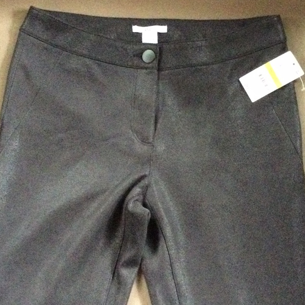 Brand new, never worn, Faux suede, beautiful detail, black